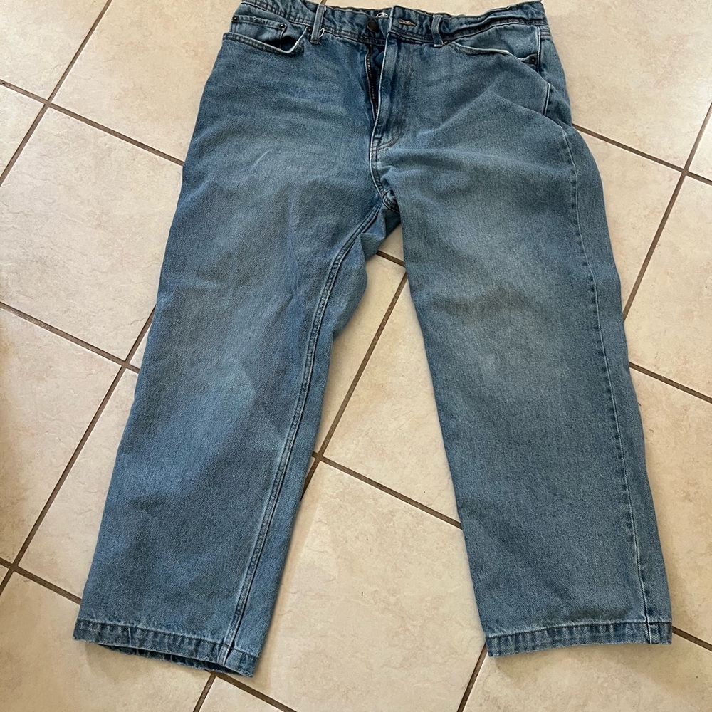 Original Use Relaxed Fit Blue Jeans